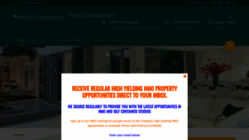 What Hmo.properties website looked like in 2020 (3 years ago)