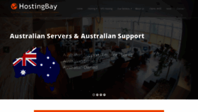 What Hostingbay.com.au website looked like in 2020 (3 years ago)