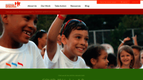 What Healthiergeneration.org website looked like in 2020 (3 years ago)