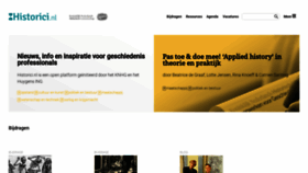 What Historici.nl website looked like in 2020 (3 years ago)
