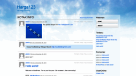 What Harga123.com website looked like in 2020 (3 years ago)