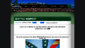 What Hempfest.org website looked like in 2020 (3 years ago)