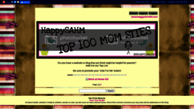 What Happysahm.gotop100.com website looked like in 2020 (3 years ago)