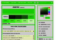 What Hashtagcolor.com website looked like in 2020 (3 years ago)