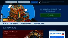 What Habbo.com.mx website looked like in 2020 (3 years ago)