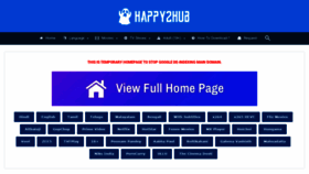 What Happy2hub.me website looked like in 2020 (3 years ago)