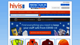 What Hivis.net website looked like in 2020 (3 years ago)