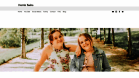 What Herrintwins.com website looked like in 2020 (3 years ago)