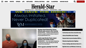 What Heraldstaronline.com website looked like in 2020 (3 years ago)