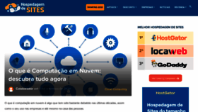 What Hospedagemdesit.es website looked like in 2020 (3 years ago)