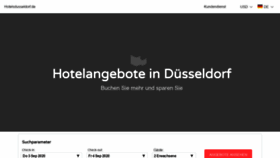 What Hotelsdusseldorf.de website looked like in 2020 (3 years ago)