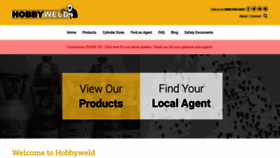 What Hobbyweld.co.uk website looked like in 2020 (3 years ago)