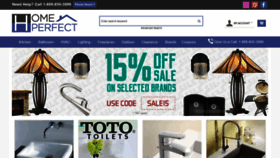 What Homeperfect.com website looked like in 2020 (3 years ago)