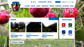 What Horskasluzba.cz website looked like in 2020 (3 years ago)