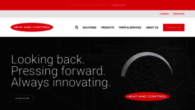 What Heatandcontrol.com website looked like in 2020 (4 years ago)