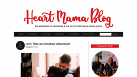 What Heartmamablog.co.za website looked like in 2020 (3 years ago)