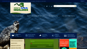 What Highlands.ca website looked like in 2020 (3 years ago)