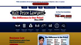 What Halfpricelawyers.com website looked like in 2020 (3 years ago)