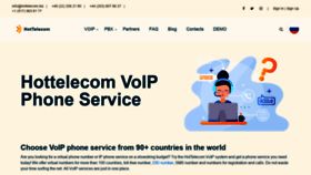 What Hottelecom.biz website looked like in 2020 (3 years ago)