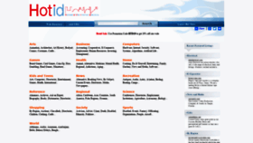 What Hotid.org website looked like in 2020 (3 years ago)