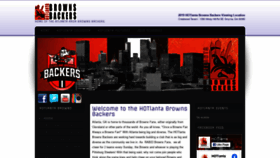 What Hotlantabrowns.org website looked like in 2020 (3 years ago)
