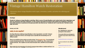 What Hamiltonchronicles.com website looked like in 2020 (3 years ago)