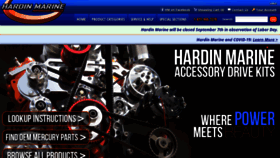 What Hardin-marine.com website looked like in 2020 (3 years ago)