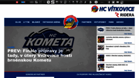 What Hc-vitkovice.cz website looked like in 2020 (3 years ago)