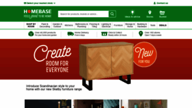 What Homebase.co.uk website looked like in 2020 (3 years ago)
