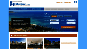 What Hicentral.com website looked like in 2020 (3 years ago)