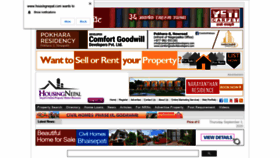 What Housingnepal.com website looked like in 2020 (3 years ago)