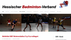 What Hessischer-badminton-verband.de website looked like in 2020 (3 years ago)