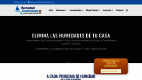 What Humedadcontrolada.com website looked like in 2020 (3 years ago)