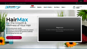 What Hairmax-es.com website looked like in 2020 (3 years ago)