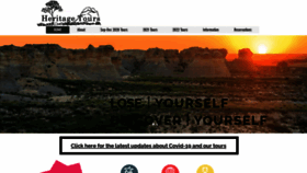 What Heritagetoursofyoder.com website looked like in 2020 (3 years ago)