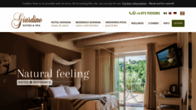 What Hotelgiardino.com website looked like in 2020 (3 years ago)