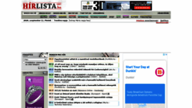 What Hirlista.hu website looked like in 2020 (3 years ago)