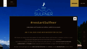 What Hotel-sulfner.com website looked like in 2020 (3 years ago)