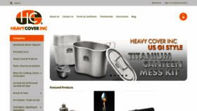 What Heavycoverinc.com website looked like in 2020 (3 years ago)