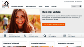 What Hypotheekshop.nl website looked like in 2020 (3 years ago)