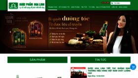 What Hoalinhpharma.com.vn website looked like in 2020 (3 years ago)