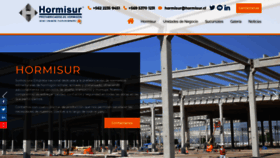 What Hormisur.cl website looked like in 2020 (5 years ago)