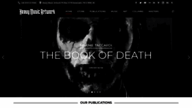 What Heavymetalartwork.com website looked like in 2020 (3 years ago)
