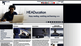 What Head-acoustics.de website looked like in 2020 (3 years ago)