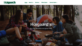 What Hoigaards.com website looked like in 2020 (3 years ago)