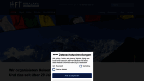 What Himalaya.de website looked like in 2020 (3 years ago)