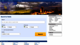 What Hotelstravel.com website looked like in 2020 (3 years ago)