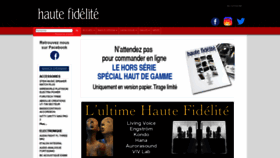What Hautefidelite-hifi.com website looked like in 2020 (3 years ago)