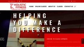 What Holistic-fitness.co.uk website looked like in 2020 (3 years ago)