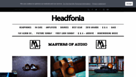 What Headfonia.com website looked like in 2020 (3 years ago)